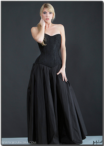 Bustle Skirt Silk Starkers Corsetry